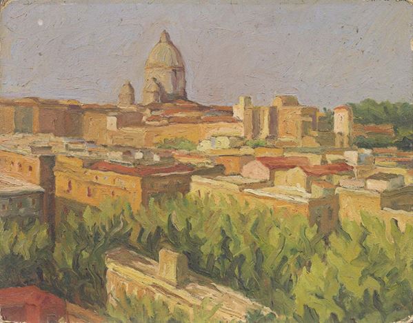 Umberto Maria Casotti - Paesaggio romano
