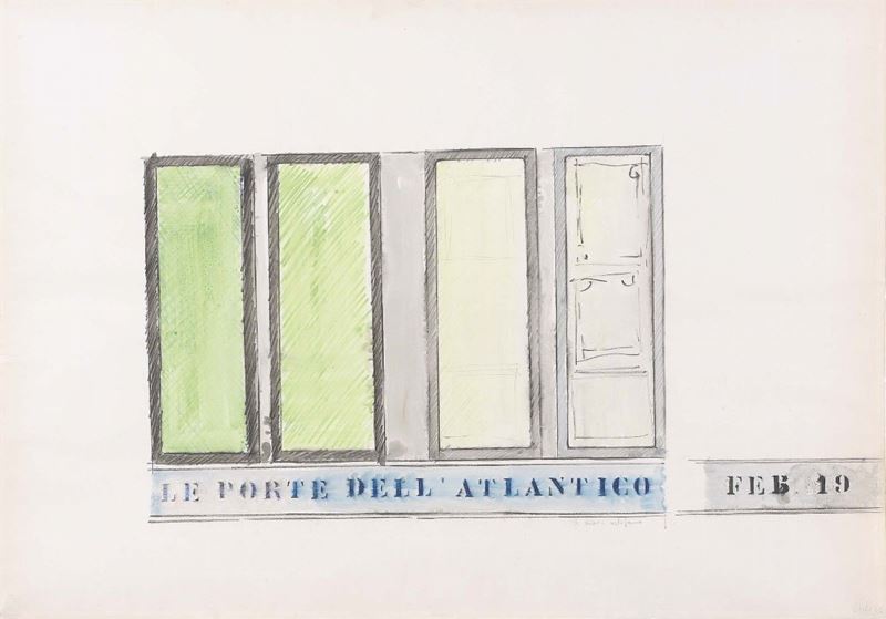 Tano Festa - Le Porte Dell'atlantico Feb 19