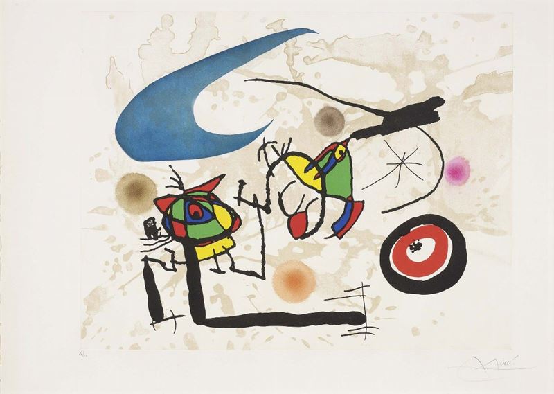 Joan Miró - Pygmées Sous la Lune