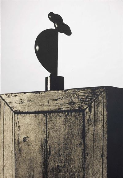 Arp su un Mobile di Marcel Duchamp