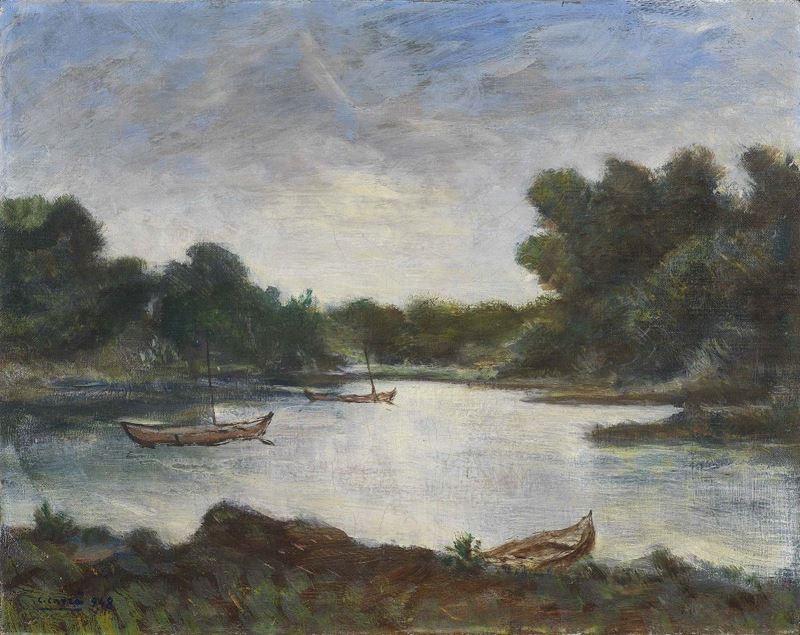 Carlo Carrà - Fiumetto