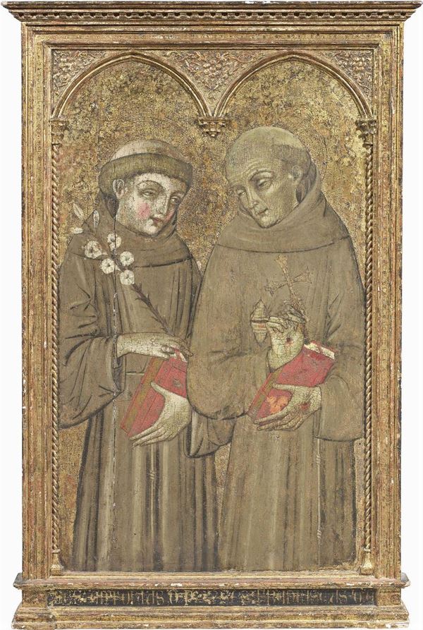 Ignoto del XX secolo - Sant'Antonio da Padova e San Bernardino