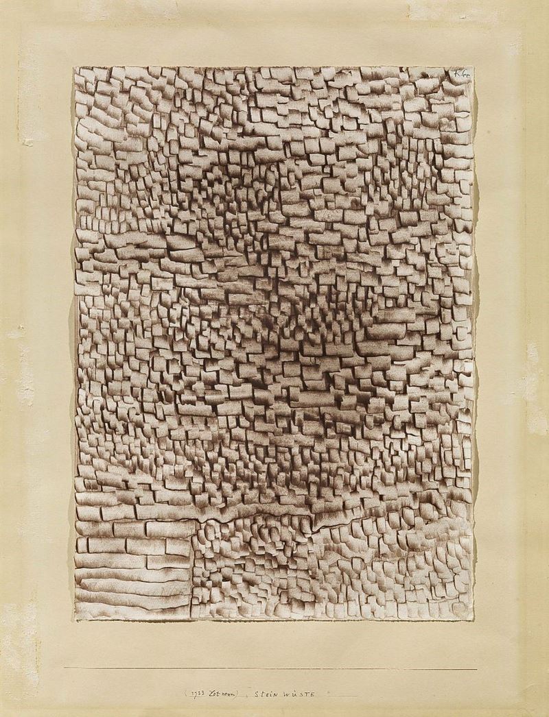 Paul Klee - Deserto di Pietra (steinwüste)