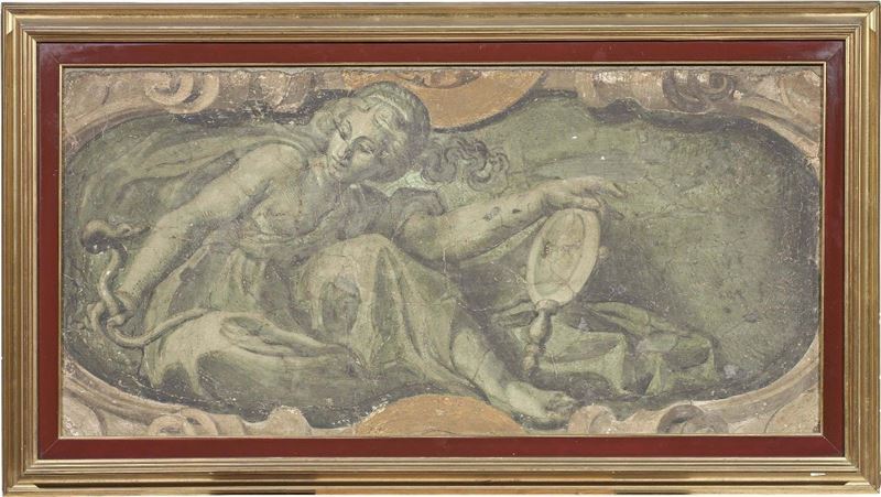 Scuola Emiliana del XVIII Secolo - «allegoria Dell'invidia» e «allegoria della Giustizia»