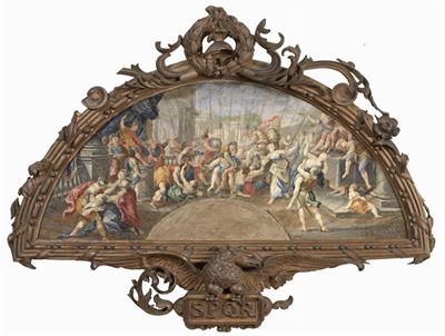 Ventaglio di Scuola Romana Fine XVIII - Inizio XIX Secolo