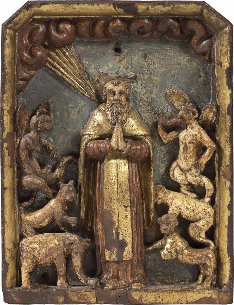 Scuola Italia Settentrionale del XVI Secolo - Sant'antonio Tormentato dai Demoni