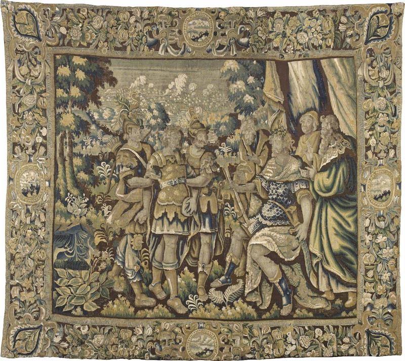 Manifattura Fiamminga del XVII Secolo - Scena Biblica