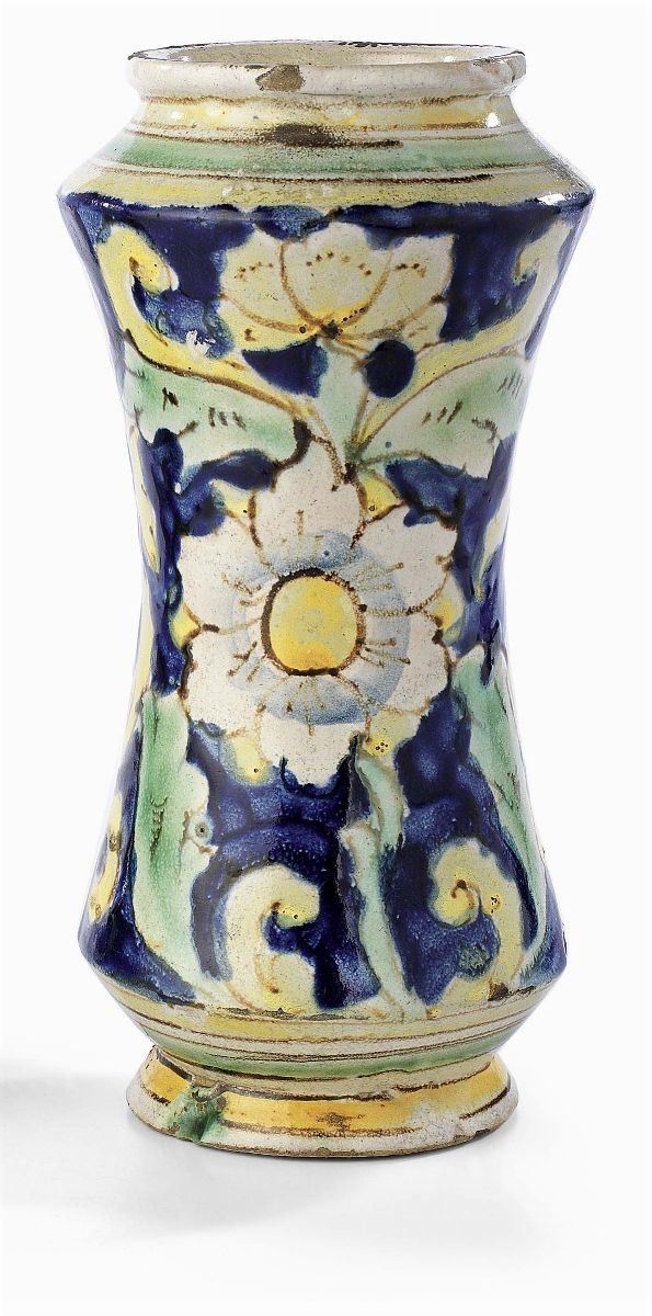 Albarello in Maiolica Policroma