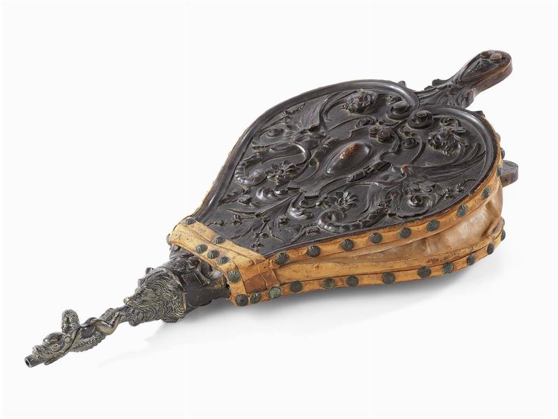 Soffietto in Legno di Noce e Bronzo