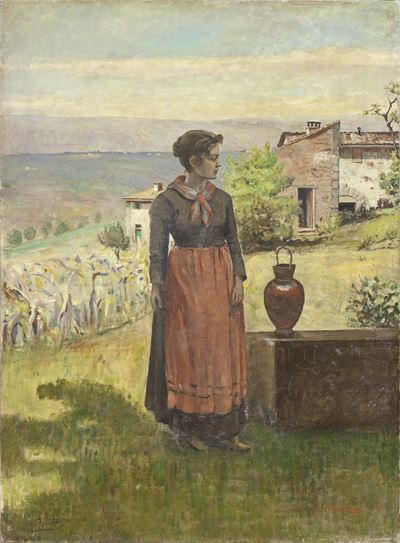 Contadinella con Mezzina