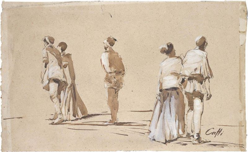 Ippolito Caffi - Figure