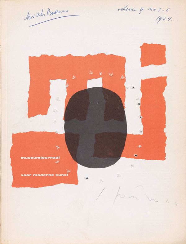 Lucio Fontana : Museumjournaal  (1964)  - Copertina di rivista con buchi, multiplo - Asta Arte Contemporanea - I - Casa d'aste Farsettiarte