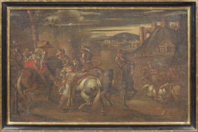 Paesaggio con Cavalieri
