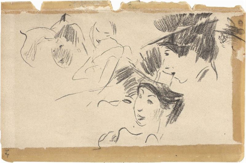 Giovanni Boldini - Studi di Teste