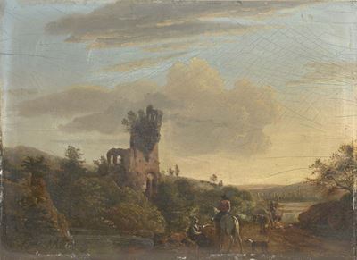 Paesaggio con Figure e Rovine