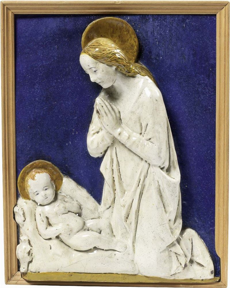 Manifattura di Montelupo - Madonna Col Bambino (adorazione del Bambino)