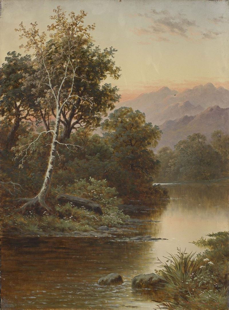 Daniel H. Winder - Paesaggio con Fiume