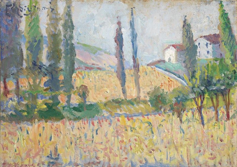 Eduardo Gordigiani - Paesaggio di Marradi