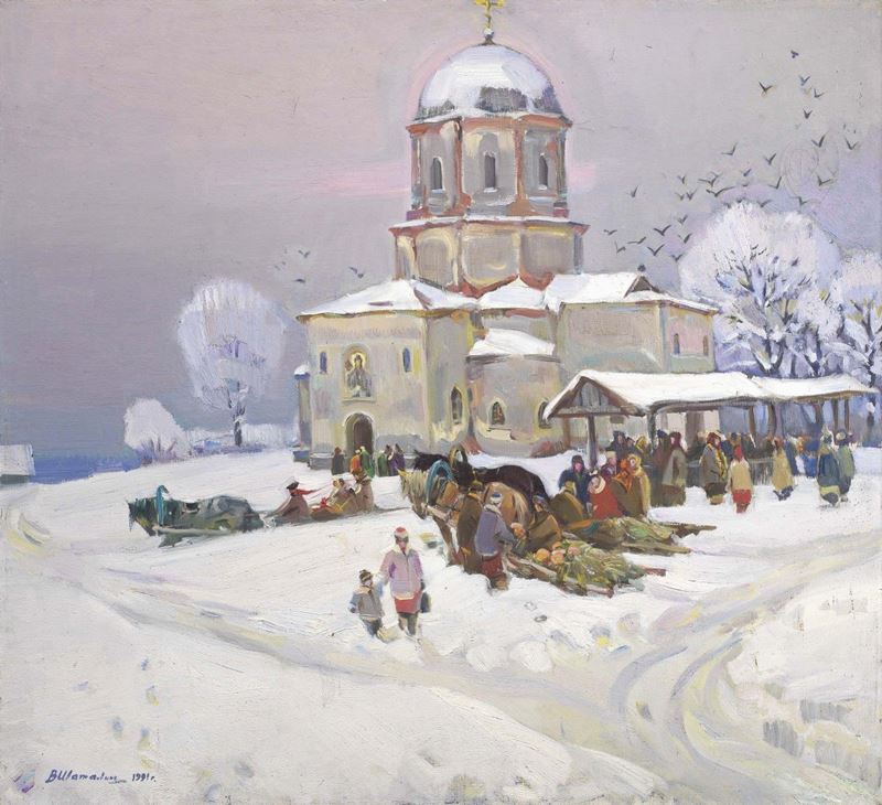 Viktor Vasil'evich Shatalin - Il Mercato di Sednev