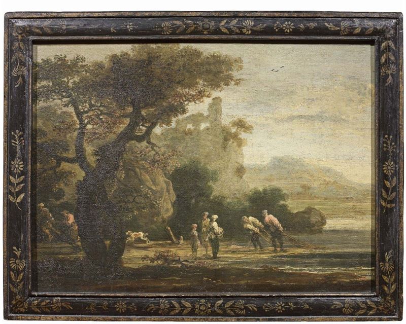 Gaspar De Mompere - Pescatori del Lago di Bracciano
