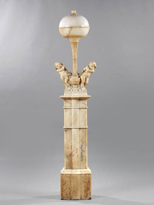 Grande Lampada in Alabastro