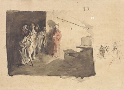 Bozzetto per il «cristo Deriso»