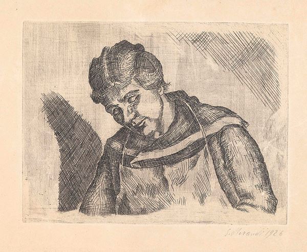 Giorgio Morandi - Figura femminile dormiente