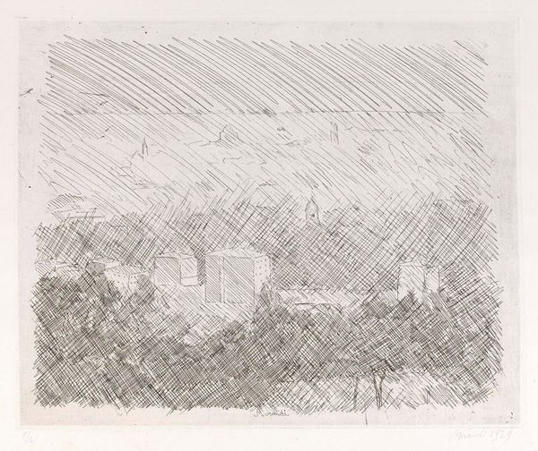 Giorgio Morandi - Paesaggio (Pianura di Bologna)