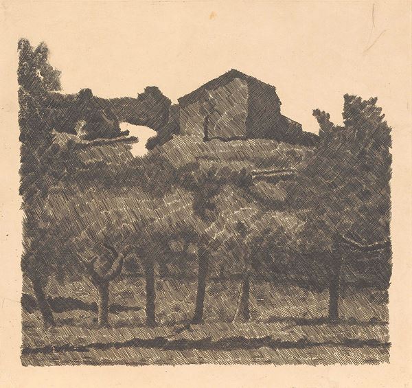 Giorgio Morandi - Paesaggio di Grizzana, le Lame