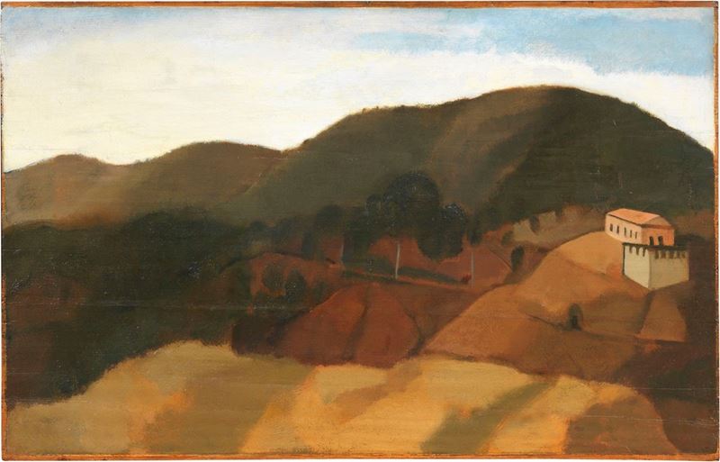 Virgilio Guidi - Paesaggio Monte Compatry
