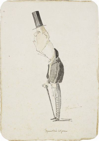 Caricatura di Cesare Spinelli