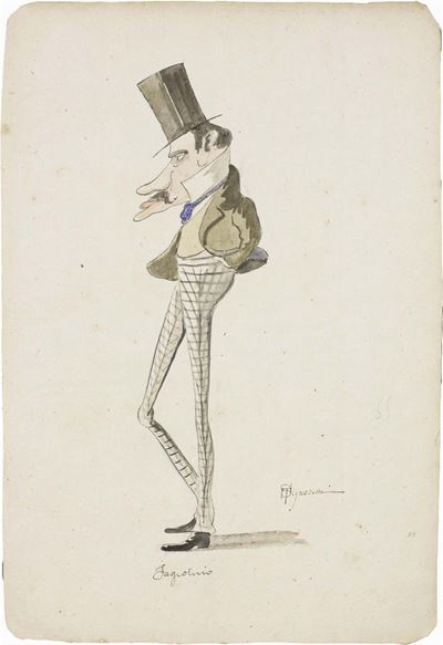 Caricatura di Fagiolino