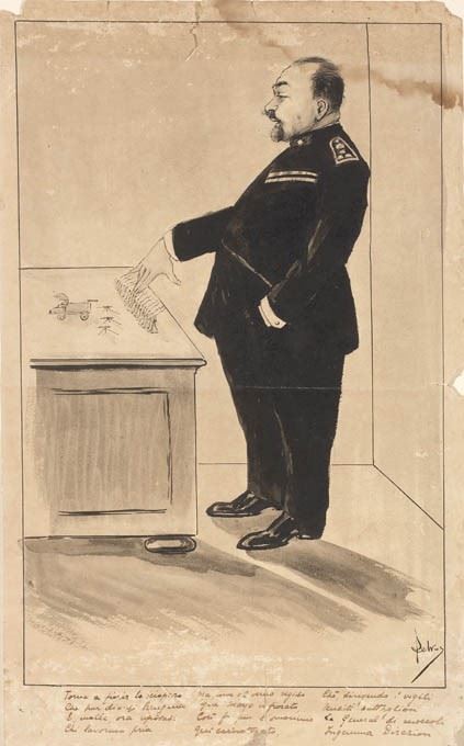 Ignoto del XIX Secolo - Caricatura di Generale
