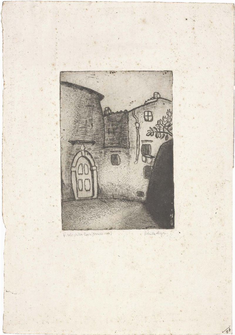 Achille Lega - Vicolo della Cava, Firenze