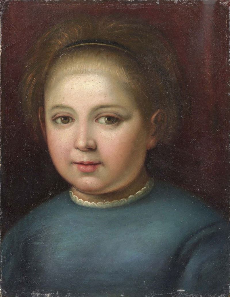 Ignoto del XIX Secolo - Ritratto di Bambina