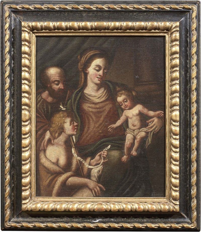 Scuola Emiliana del XVII Secolo - Sacra Famiglia