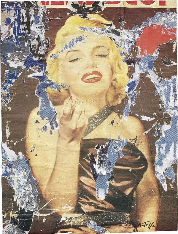 Mimmo Rotella - Come on Marilyn