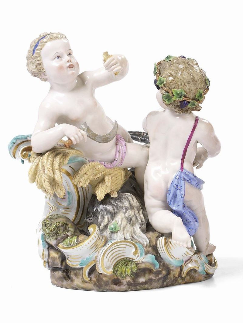 Gruppo in Porcellana Meissen