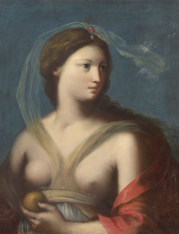 Gian Domenico Cerrini, detto il Cavalier Perugino (attr. a) : Atalanta  - Olio su tela - Auction Arredi e Dipinti Antichi - I - Casa d'aste Farsettiarte