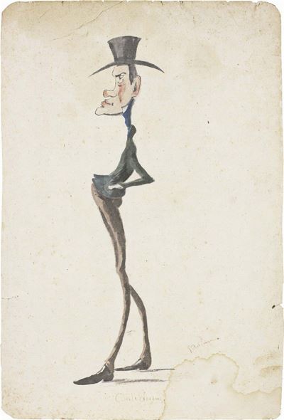 Caricatura di Lorenzo Conti