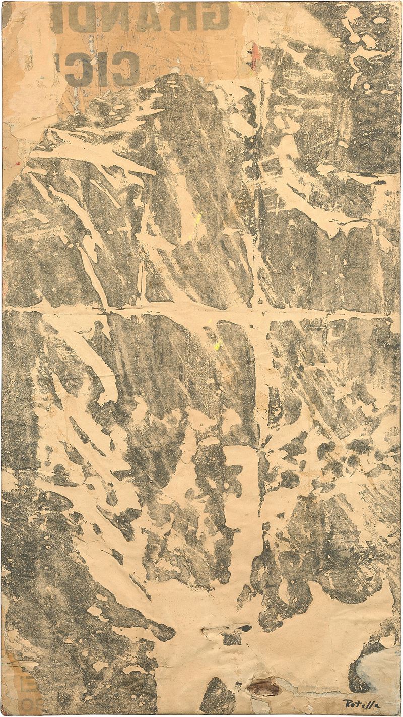 Mimmo Rotella - Bianco e Nero