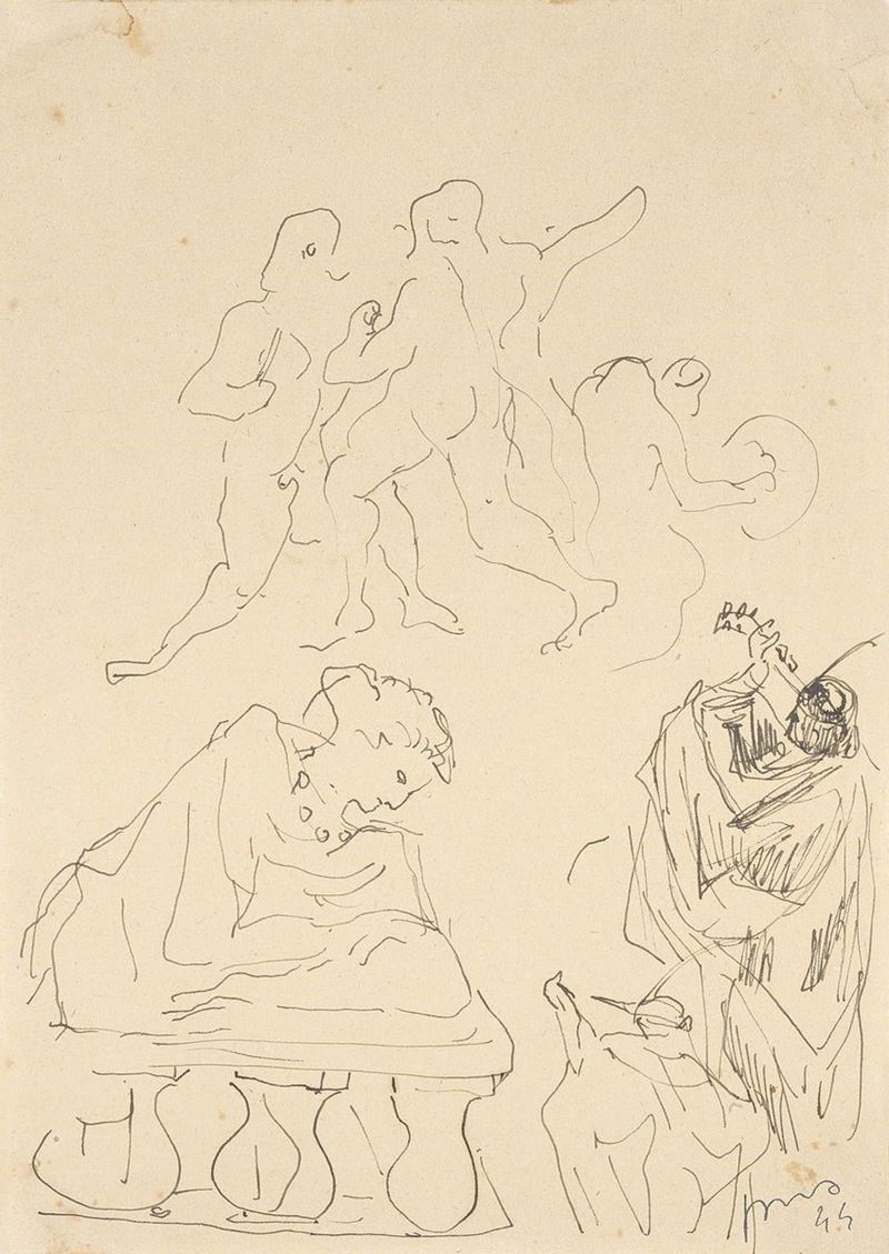 Lucio Fontana - Studi per Figure