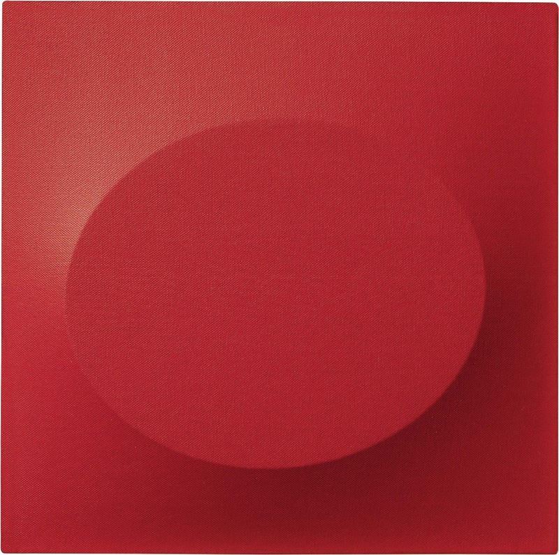 Turi Simeti - Un Ovale Rosso