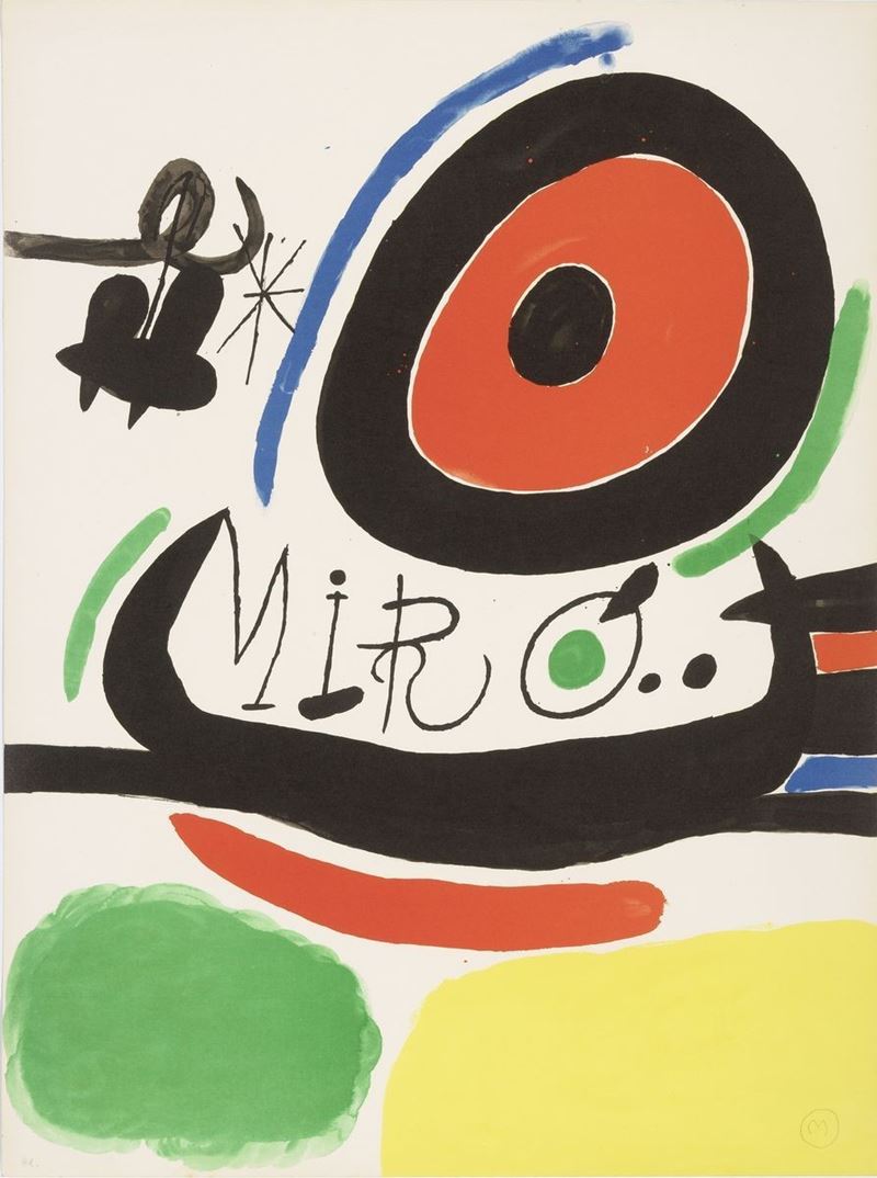Manifesto per la presentazione di tre libri di Miró a Osaka