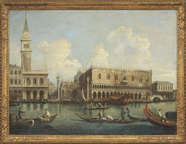 Ignoto del XIX secolo - Il molo dal Bacino di San Marco