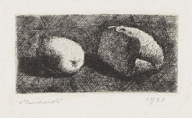 Giorgio Morandi - Natura Morta con Pane e Limone