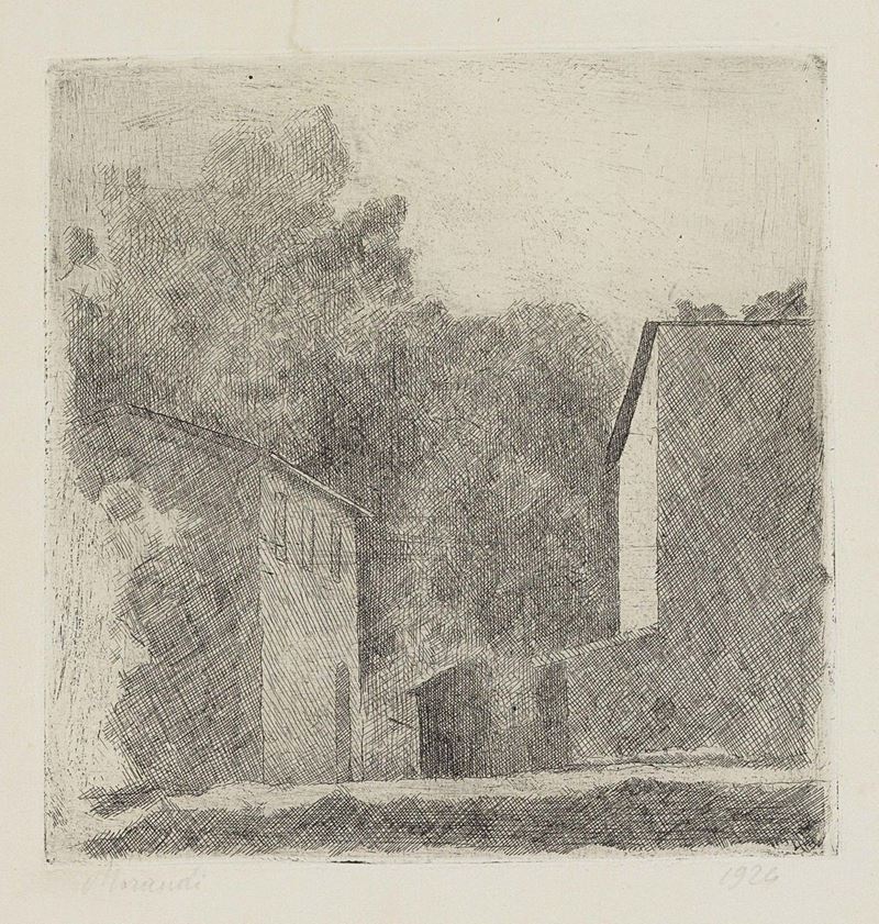 Giorgio Morandi - Paesaggio (chiesanuova)