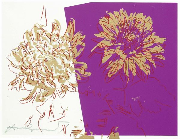 Andy Warhol : Kiku  (1984)  - Screenprint su carta - Auction Dipinti, disegni, sculture, grafica - Arte Contemporanea - I - Casa d'aste Farsettiarte