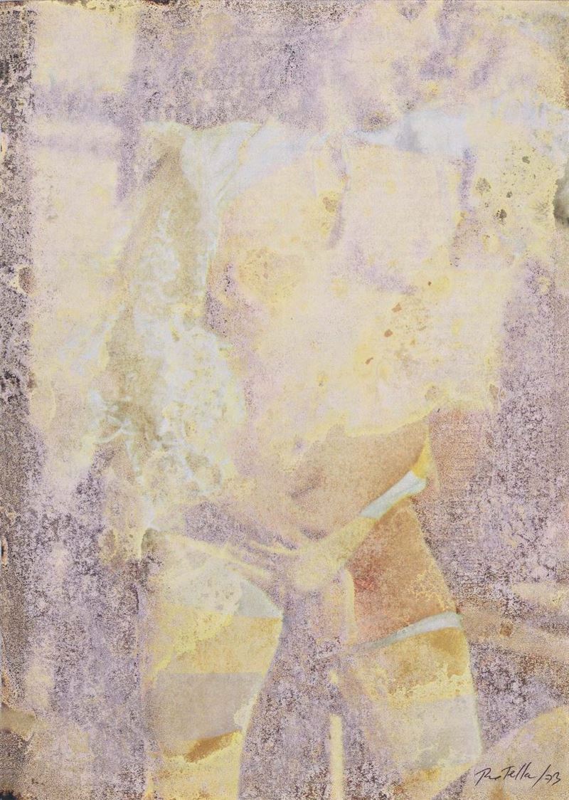 Mimmo Rotella - Senza Titolo