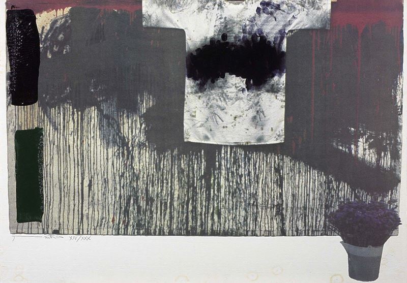 Hermann Nitsch - Übermalte Bild-lithographien